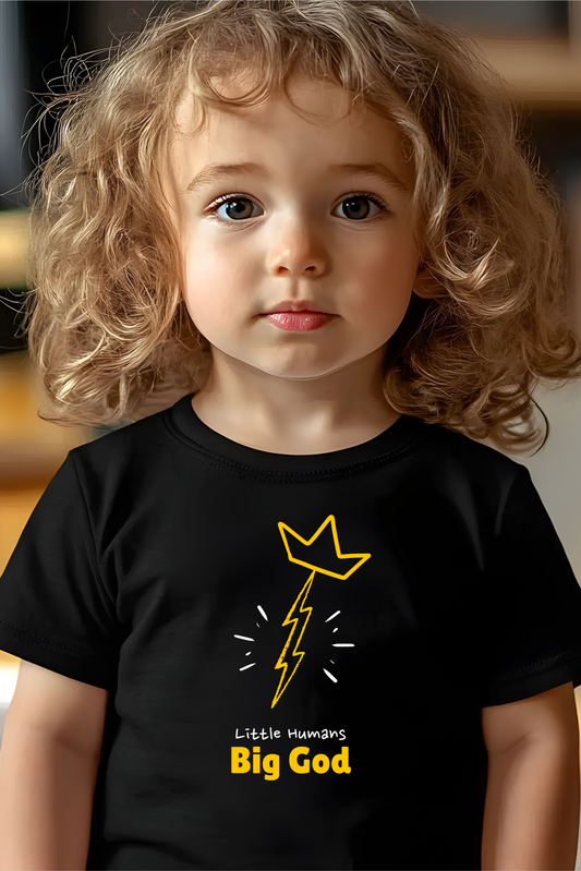 Little Human Big God -Toddler Short Sleeve Tee