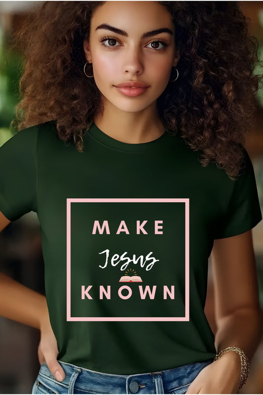 Make Jesus Known Unisex Heavy Cotton Tee - Faith-Inspired Casual T-Shirt