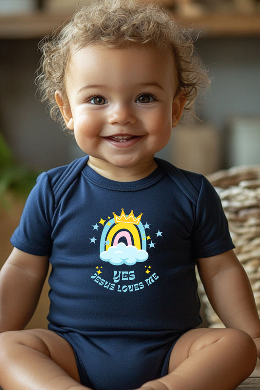 Yes, Jesus Loves Me-Infant Fine Jersey Bodysuit