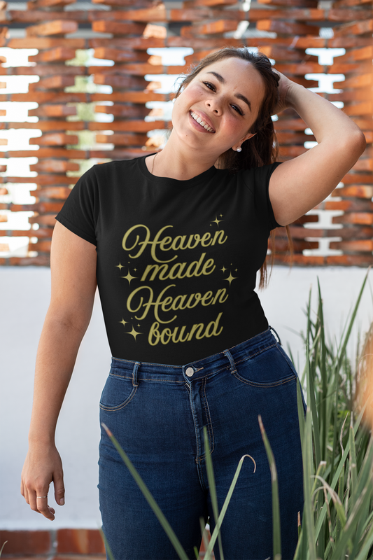 Heaven Made Heaven Bound Unisex Heavy Cotton Tee