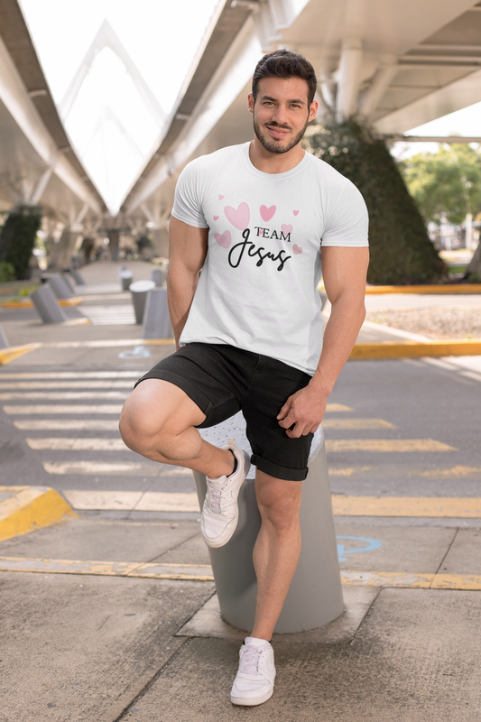 Team Jesus Unisex Heavy Cotton Tee – Perfect for Faith Lovers and Church Events